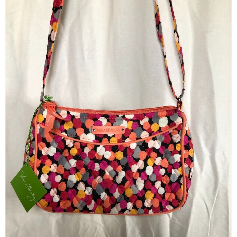 Vera Bradley‎ Pixie Confetti Little Hipster Crossbody Bag Purse NWT